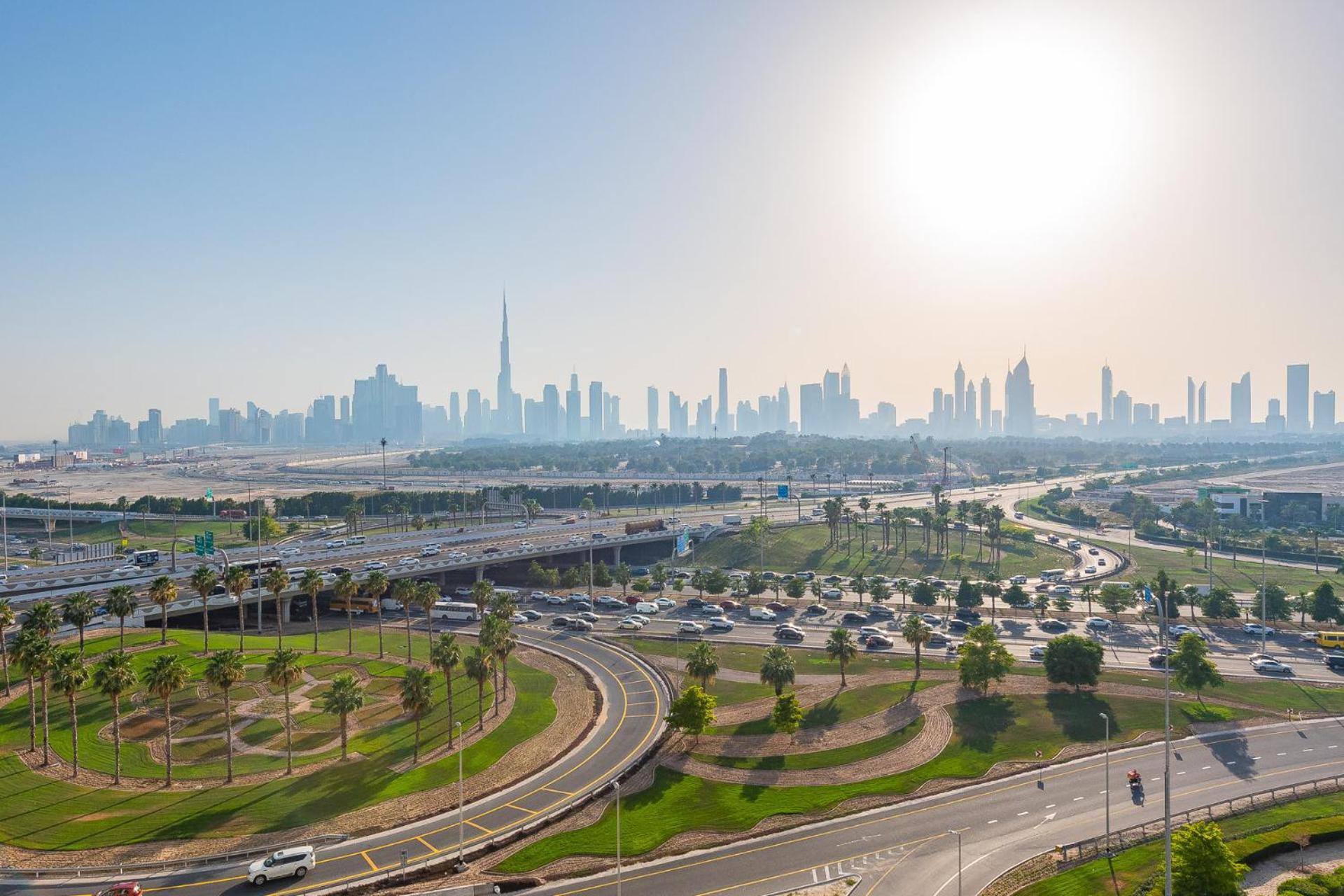 Ferienwohnung Cozy & Convenient 1Br Haven In Al Jaddaf Dubai Exterior foto